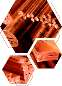 Barras e Perfis de Cobre